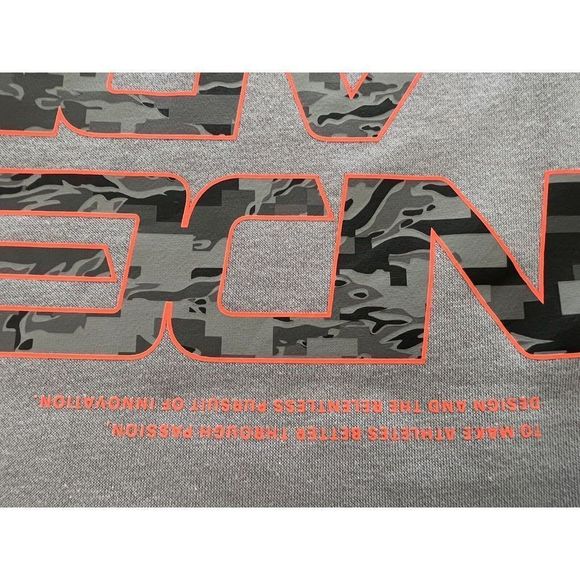 Under Armour 1366306 Mens Sz XL UA Rival Fleece Camo Script Crew Sweatshirt - Picture 5 of 5